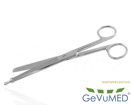 Darmschere mit Knopfspitze gerade 21 cm