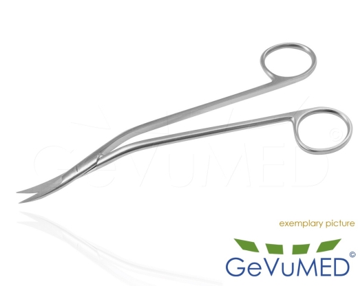 DANDY Schere, neurochirurgisch, gebogen 17 cm