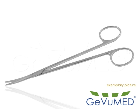 TOENNIS-ADSON Gefäßschere, Präparierschere, gebogen, sehr fein, 17cm