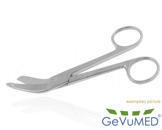 Excenter Verband Schere, Gipsschere, gebogen, gezahnt | 16 cm oder 19 cm