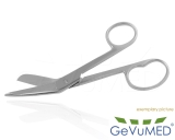 LISTER Verbandschere, Ring groß, gebogen | 18 cm oder 20 cm