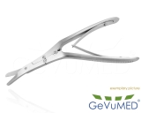 CAPLAN Septum Schere, Nasenschere | eine Schneide gezahnt