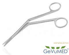 HEYMANN Nasenschere | 18 cm, seitwärts gebogen