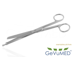 Darmschere mit Knopfspitze gerade 21 cm