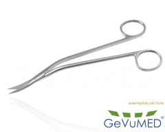 DANDY Schere, neurochirurgisch, gebogen 17 cm