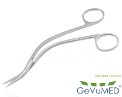 DEBAKEY Gefaess Schere, Thorax-Schere, Offset-Schere | S-förmig oder gebogen in 15,5 cm