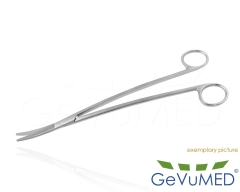 KLINKENBERGH LOTH Gefäßschere, Thoraxschere, gebogen 23 cm