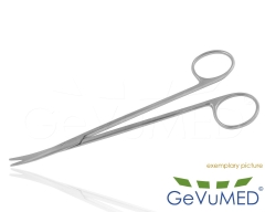 TOENNIS-ADSON Gefäßschere, Präparierschere, gebogen, sehr fein, 17cm