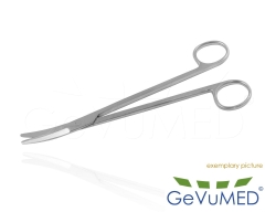 BOETTCHER Tonsillen Schere | gebogen, 18 cm