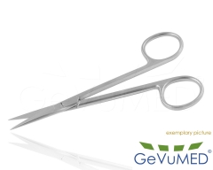 WAGNER Zahnfleischschere, feine Schere, 12cm | gebogen, gerade, stumpf, spitz