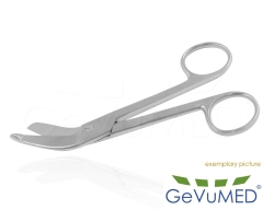 Excenter Verband Schere, Gipsschere, gebogen, gezahnt | 16 cm oder 19 cm