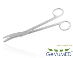 Damm Episiotomie Schere 24 cm | ein Blatt gezahnt
