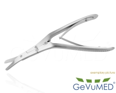 CAPLAN Septum Schere, Nasenschere | eine Schneide gezahnt